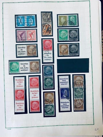 Wereld - Collectie / Uitzoeker Wereld , daarbij Duitse Rijk,, Gestempeld