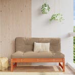 vidaXL Tuinstoel Midden Massief grenenhout Waskleur Bruin, Verzenden, Nieuw