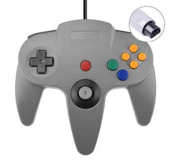 Nieuwe Nintendo 64 Controller Grey, Verzenden, Nieuw
