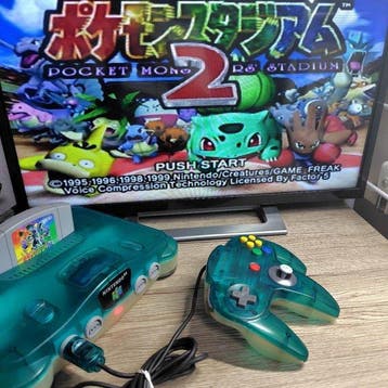 Nintendo - Nintendo 64 Console Clear Blue Ice Blue Boxed, Games en Spelcomputers, Nieuw
