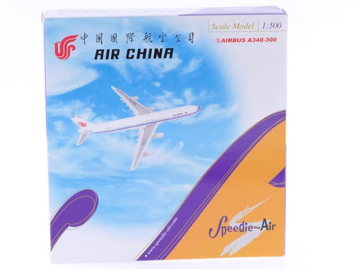 Schaal 1:500 Speedie~Air SAAC003 Air China Airbus A340-30..., Hobby en Vrije tijd, Modelbouw | Vliegtuigen en Helikopters, Zo goed als nieuw