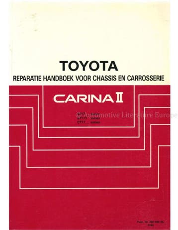 1988 TOYOTA CARINA II CHASSIS EN CARROSSERIE