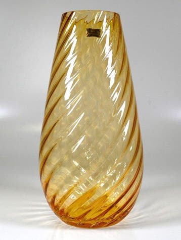 Egermann - Vaas - Glas - Amber vaas Marika