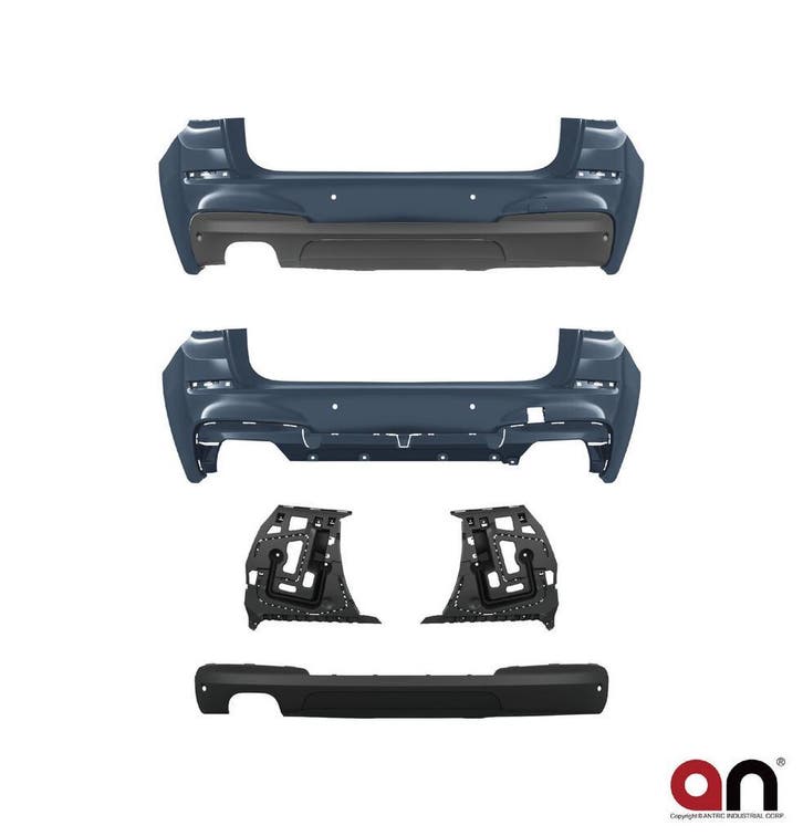 M Pakket Achterbumper + Diffuser BMW 5 Serie F07 GT B3858, Autos : Pièces & Accessoires, Carrosserie & Tôlerie