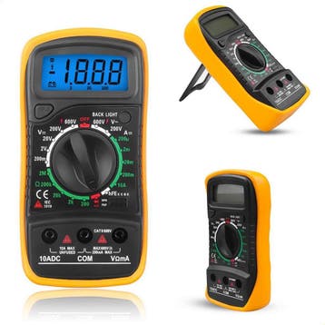 DrPhone Digitale Multimeter - Digitale display &, Doe-het-zelf en Bouw, Meetapparatuur, Verzenden, Nieuw