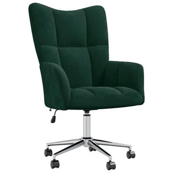 Relaxstoel Groen -57% | Retour Deal | Snel beslissen!, Huis en Inrichting, Verzenden, Minder dan 75 cm, Zo goed als nieuw, 50 tot 75 cm