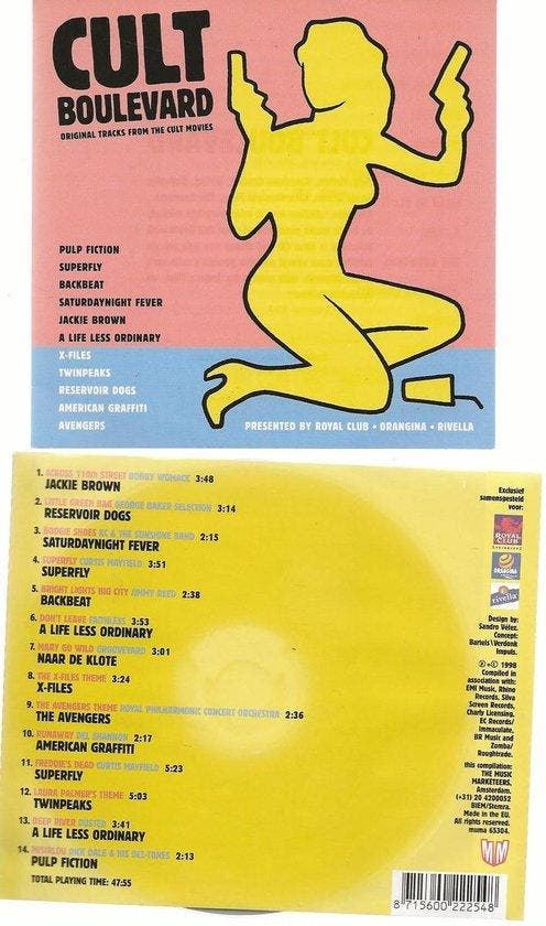 Cult Boulevard - Original Tracks From The Cult Movies, Cd's en Dvd's, Cd's | Overige Cd's, Verzenden