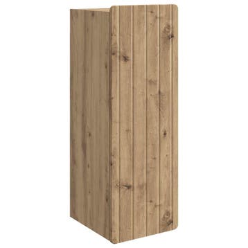 vidaXL Wandkast Artisanaal eiken 33 x 34,5 x 94 cm Bewerkt, Verzenden, Nieuw