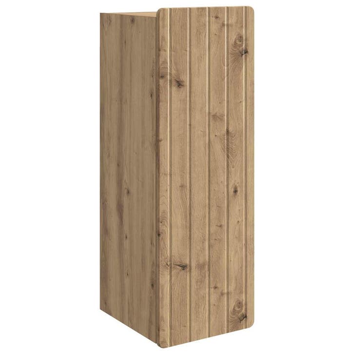 vidaXL Wandkast Artisanaal eiken 33 x 34,5 x 94 cm Bewerkt, Huis en Inrichting, Kasten | Overige, Nieuw, Verzenden