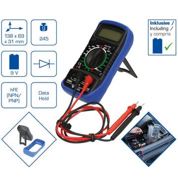 Brilliant Tools Digitale Multimeter 600 V, Doe-het-zelf en Bouw, Verzenden, Nieuw