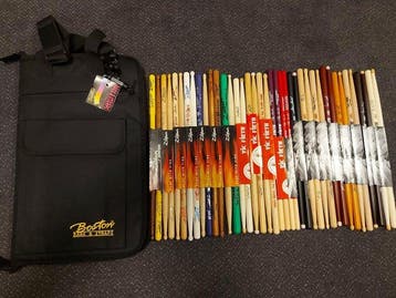 Verzameling Zildjian/Vic Firth - sticktas met 20 sets, Nieuw