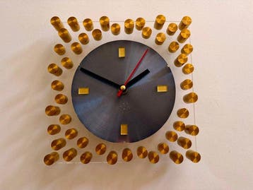 Horloge murale - Juwelier Hörl - Unique Prototype Space Age