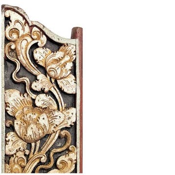 OUD en OORIGINEEL deel van de Balinese tempeldeur - kleine