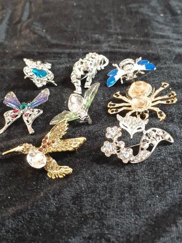 Themacollectie - Spelden met strass