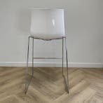 Arper Catifa 46 barkruk zithoogte 80 cm, groen-wit-chroom, Gebruikt