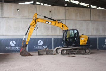 Veiling: Rupsgraafmachine JCB JS131LC Diesel 55kW 2018, Zakelijke goederen, Machines en Bouw | Kranen en Graafmachines, Ophalen