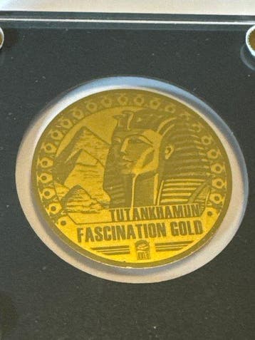 Congo. 100 Francs ND Tutankhamun, 1/200 Oz (.999) (Sans prix