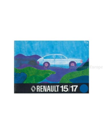 1973 RENAULT 15 | 17 INSTRUCTIEBOEKJE ENGELS