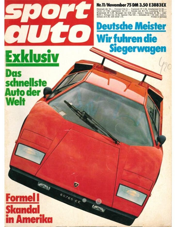 1975 SPORT AUTO MAGAZINE 11 DUITS, Livres, Autos | Brochures & Magazines, Enlèvement ou Envoi