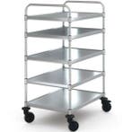 Serveerwagen | VARIOCART | RVS | 5 Niveaus (EN800x600) |, Verzenden, Nieuw in verpakking