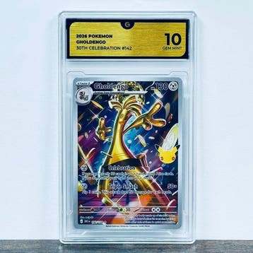 Pokémon Graded card - Gholdengo 142 - 30th Anniversary –