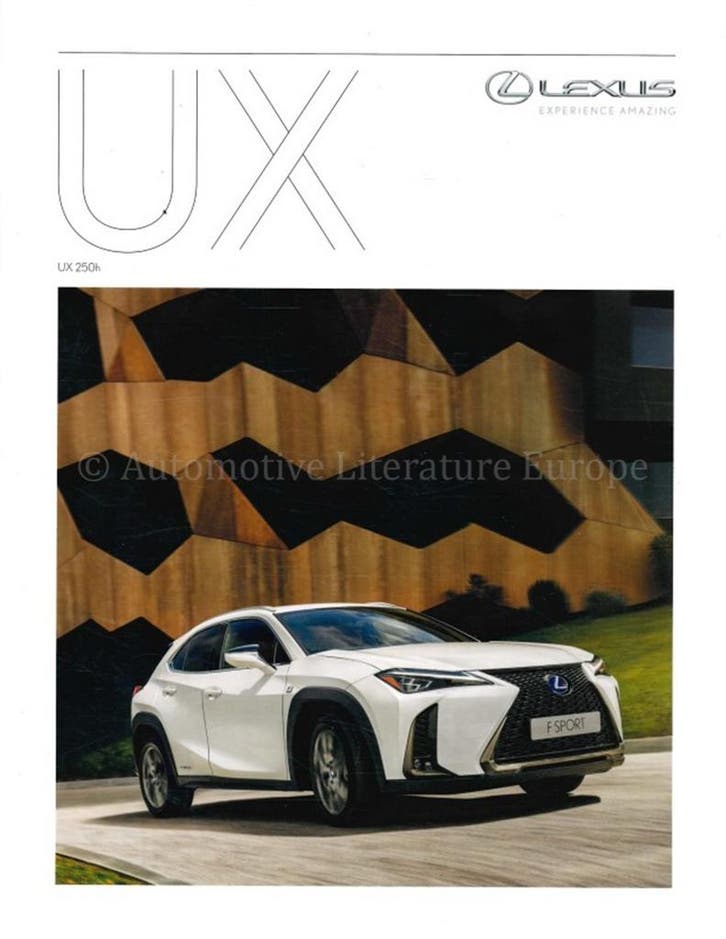 2018 LEXUS UX 250H BROCHURE NEDERLANDS, Boeken, Auto's | Folders en Tijdschriften
