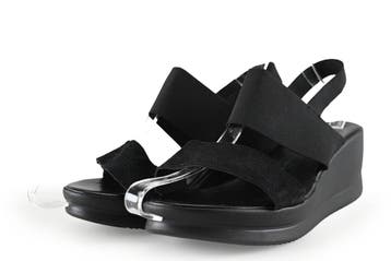 Nelson Sandalen in maat 42 Zwart, Kleding | Dames, Schoenen, Verzenden, Zwart, Sandalen of Muiltjes, Zo goed als nieuw