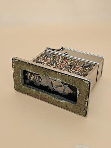Myflam - Semi Automatic Table Lighter - Art Deco - Zonder