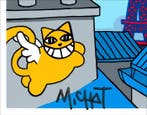 M.Chat (Thoma Vuille) (1977) - Chat ailé sur les toits de