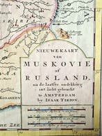 Nederland - Nieuwe Kaart van Muskovie of Rusland; Isaak, Boeken, Atlassen en Landkaarten, Nieuw