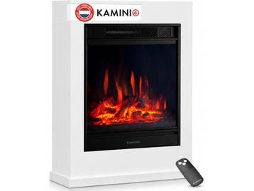 Veiling - Kalle Vrijstaande Elektrische Haard Wit – 1800W