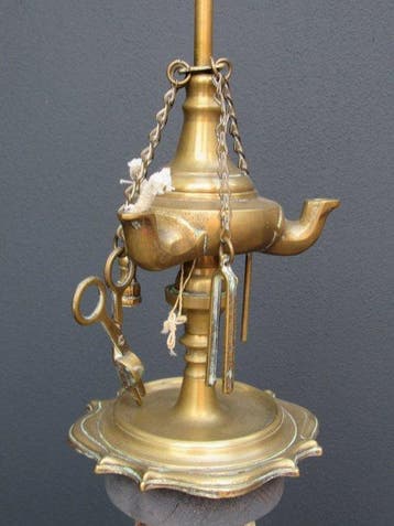 Olielamp - Messing