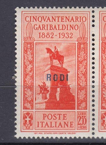 Îles Aegean italiennes - Rodi 1932 - 14x2,55 L Rodi Série, Gestempeld