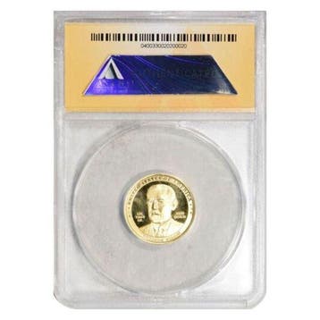 États-Unis. 2014 1/4 oz American Gold Woodrow Wilson WWI