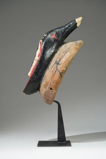 Een houten masker - Baule - Ivoorkust (Zonder minimumprijs)