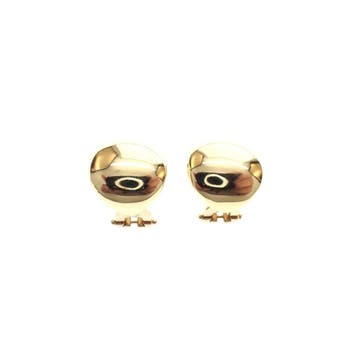 Vintage gouden oorclips (Oorbellen), Ophalen of Verzenden, Gebruikt, Goud, Goud