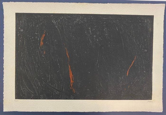 Piero Ruggeri (1930-2009) - Pilone Nero, Antiquités & Art, Antiquités | Autres Antiquités