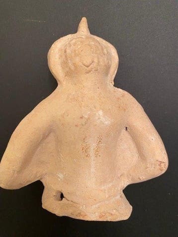Het oude Egypte, Grieks-Romeinse periode Terracotta Bust -
