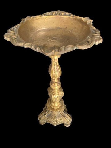 Cendrier - Bronze - Tableau des plantes, Antiquités & Art