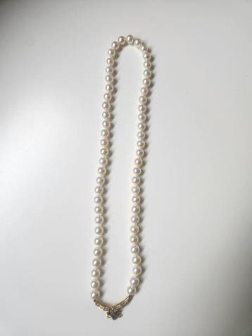 Collier - 18 carats Or jaune Diamant (Pureté améliorée) -, Nieuw