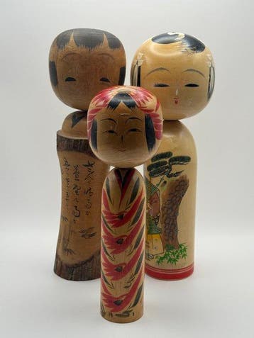 Kokeshi-poppen Japans traditionele Kogei-kunst - Japan, Antiek en Kunst