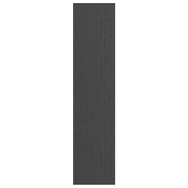 vidaXL Deurmat 115x500 cm streep zwart en grijs, Tuin en Terras, Deurmatten, Nieuw, Verzenden
