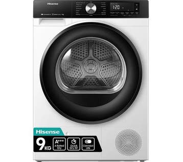 Hisense Dh3s902bw3 - Warmtepompdroger - 9 kg - 64 dB -, Ophalen of Verzenden, Nieuw