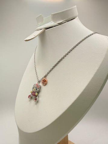 Swarovski - Zilver, Swarovski-kristallen - Halsketting