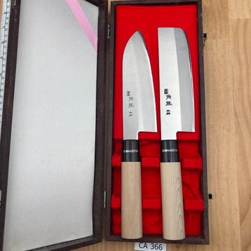 Keukenmes - Santoku en Nakiri - Japans keukenmessenset  2