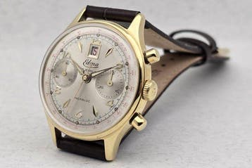 Chronographe Suisse - Edma - DATE - Cal. Landeron 189 –, Handtassen en Accessoires, Nieuw