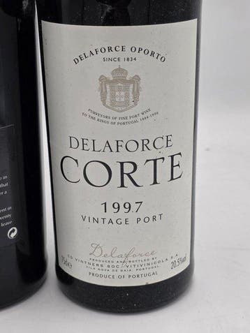 1997 Delaforce Corte - Vintage Port - Porto - 3 Flessen, Nieuw