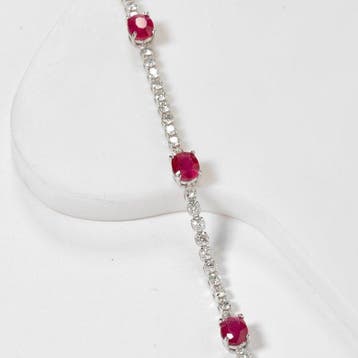 Sans prix de réserve - Bracelet de tennis - 14 carats Or