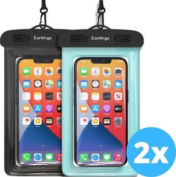 2dekans | Waterdichte telefoonhoesjes - Drybag Set van 2, Telecommunicatie, Mobiele telefoons | Toebehoren en Onderdelen, Ophalen of Verzenden