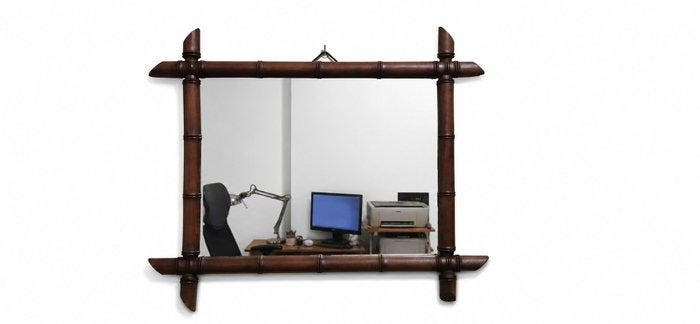 Miroir mural - Bois, Antiek en Kunst, Curiosa en Brocante